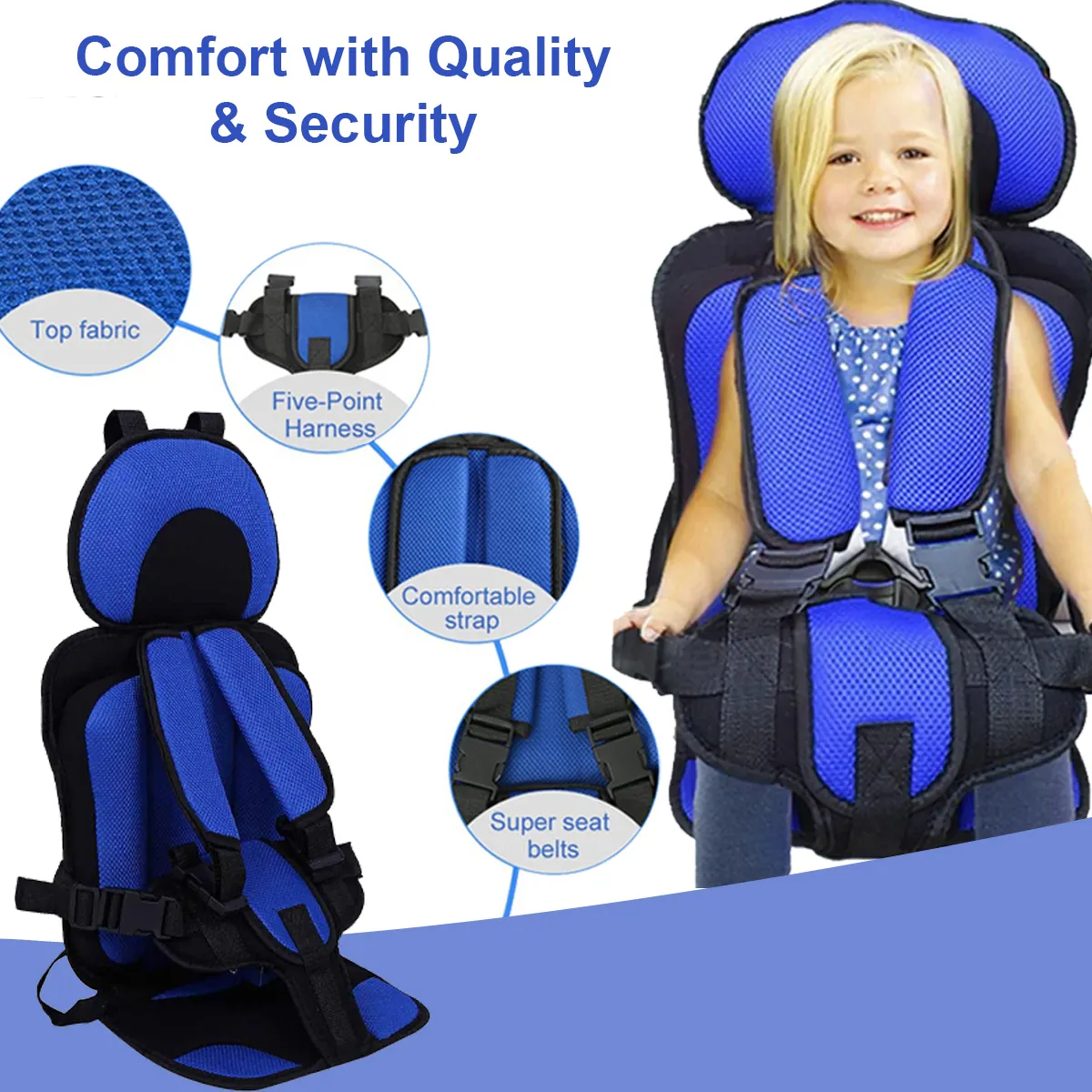 Baby Travel Car Seat 5 Point Harness Car Seat