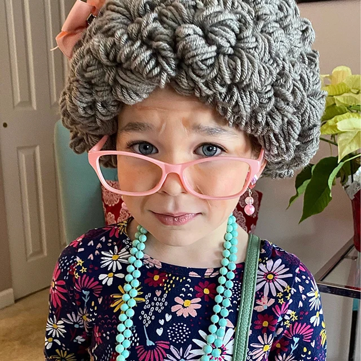 Old lady wig best sale